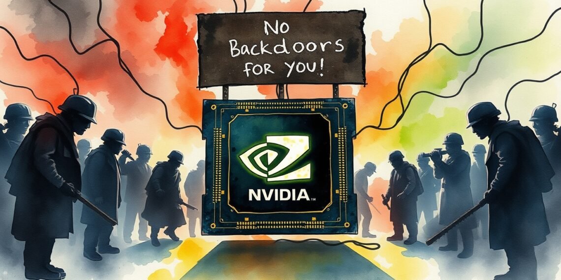 Nvidia Defies U.S. Backdoor Demands in Its AI Chip Design